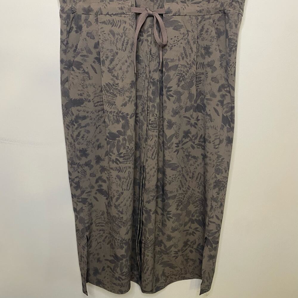 REI Cooperative Womens Active Travel Office Shirt Dress Botanical Print Medium - Picture 3 of 15